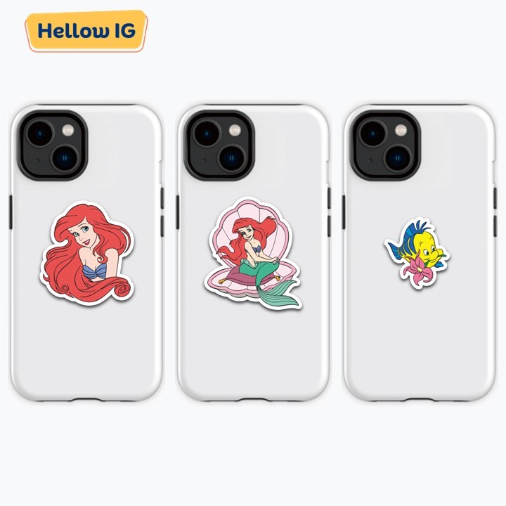 Jual STICKER PACK LITTLE MERMAID ARIEL | STIKER MERMAID BOTOL LAPTOP ...