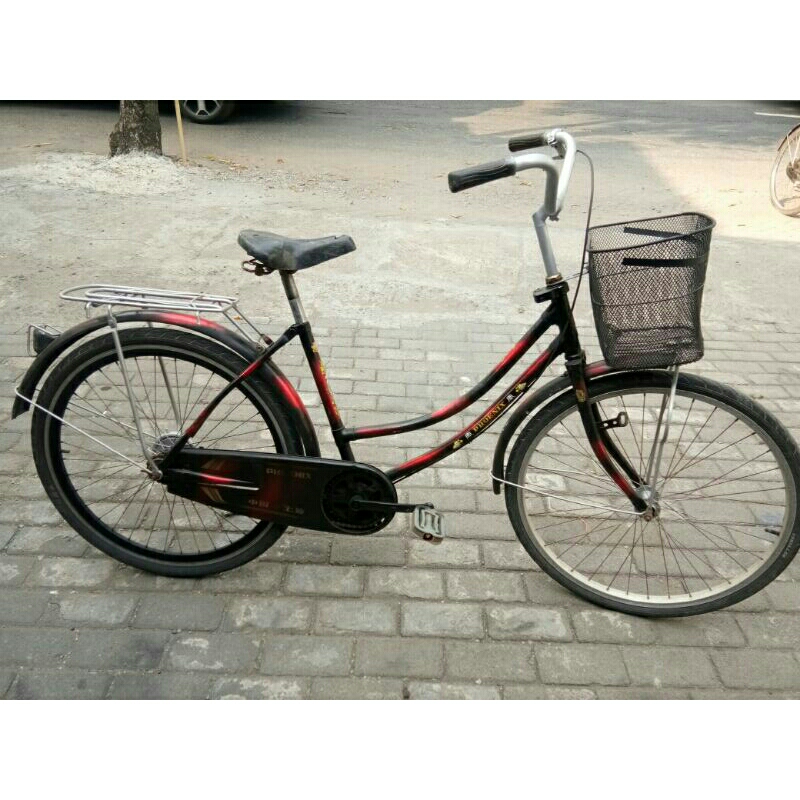 Jual sepeda kranjang sepeda cewek 26 bekas/second | Shopee Indonesia