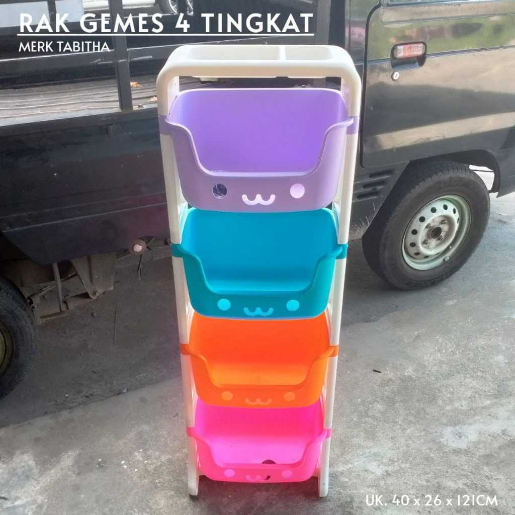 Jual Rak serbaguna roda Tabitha multi purpose /rak mainan/Tabitha smart ...