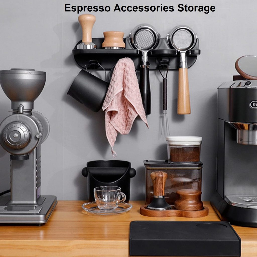 Jual Kopi Dinding Mount Rack Tidak Punch Space-Saving Coffee Tool Wall ...