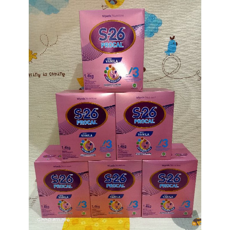 Jual Susu S26 PROCAL Box Tahap 3 Rasa Vanila (1-3 Tahun) 1,4 Kg ...