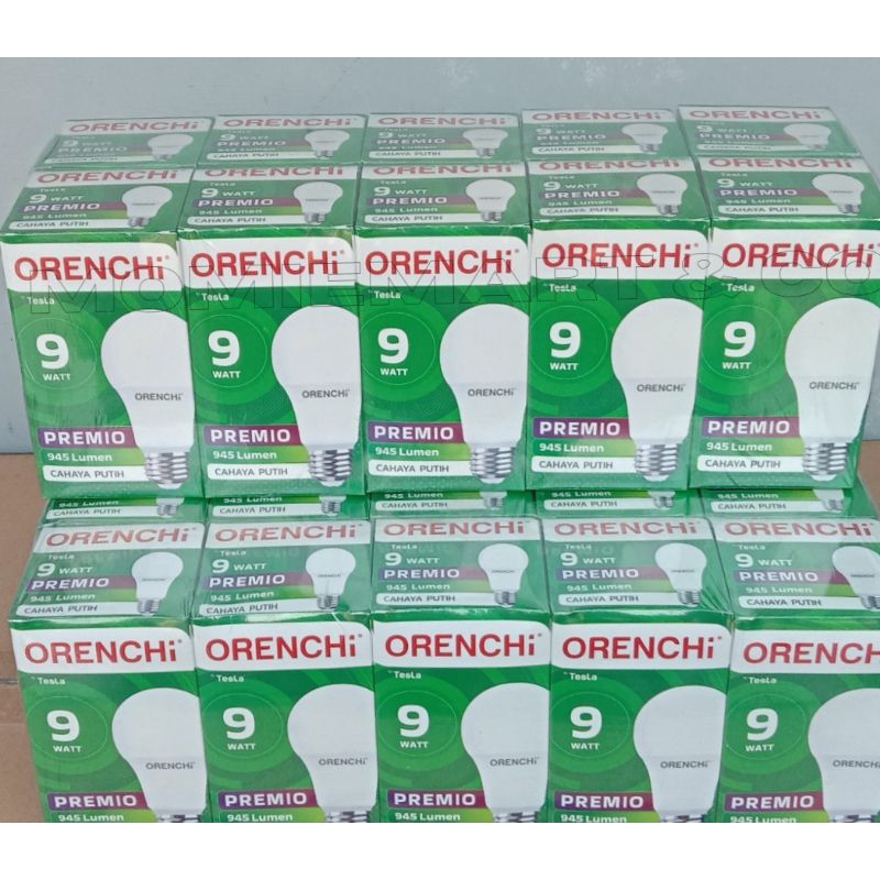 Jual Lampu Orenchi Premio 9 Watt || 1pack = 10pcs | Shopee Indonesia