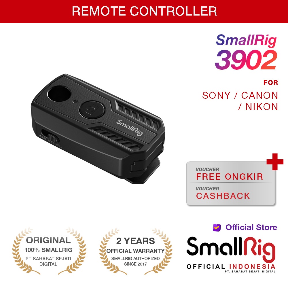 Jual SmallRig Wireless Remote Controller for Select Sony / Canon ...