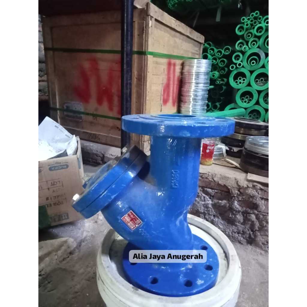 Jual Y Strainer Flange Pn Dn Y Strainer Cast Iron Inch Afa Y Strainer Inch Flange