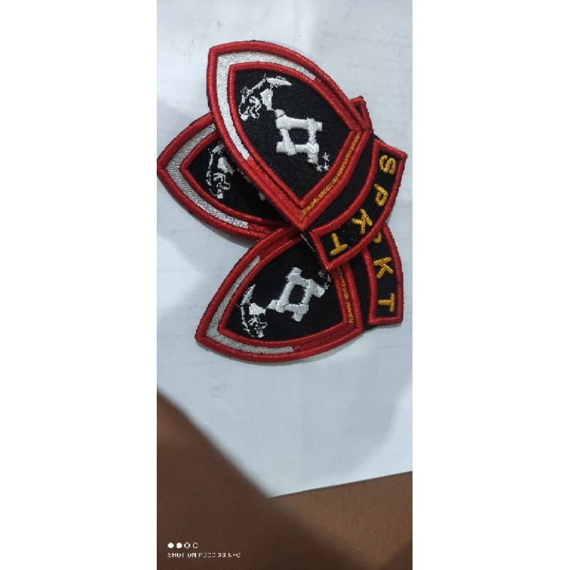 Jual Logo SPKT Lis hitam/Lis merah Bordir Timbul | Shopee Indonesia