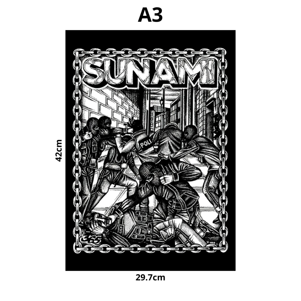 Jual Poster Band SUNAMI 1 (A3, A4, A5) | Shopee Indonesia