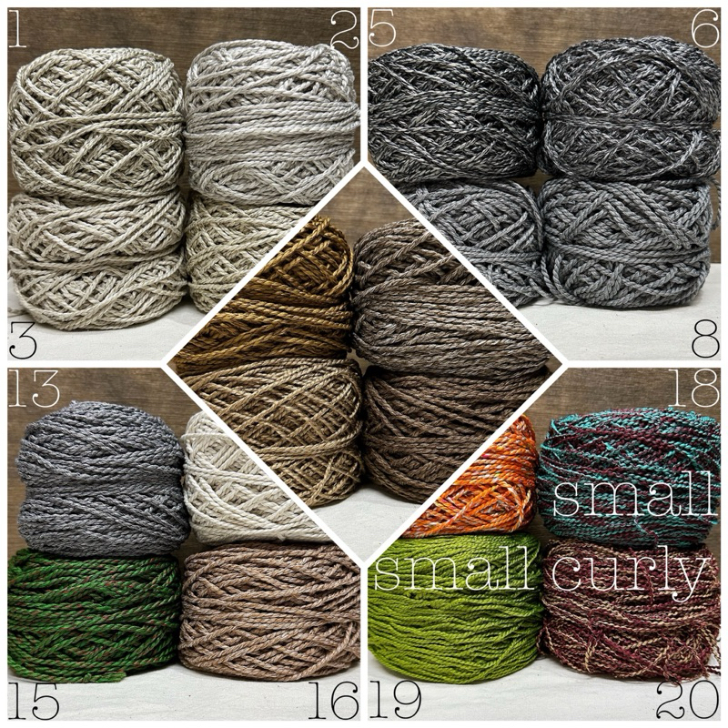 Jual Benang Rajut POLY BIGPLY LURIK ( Rustic Series Bigply Polyester ...