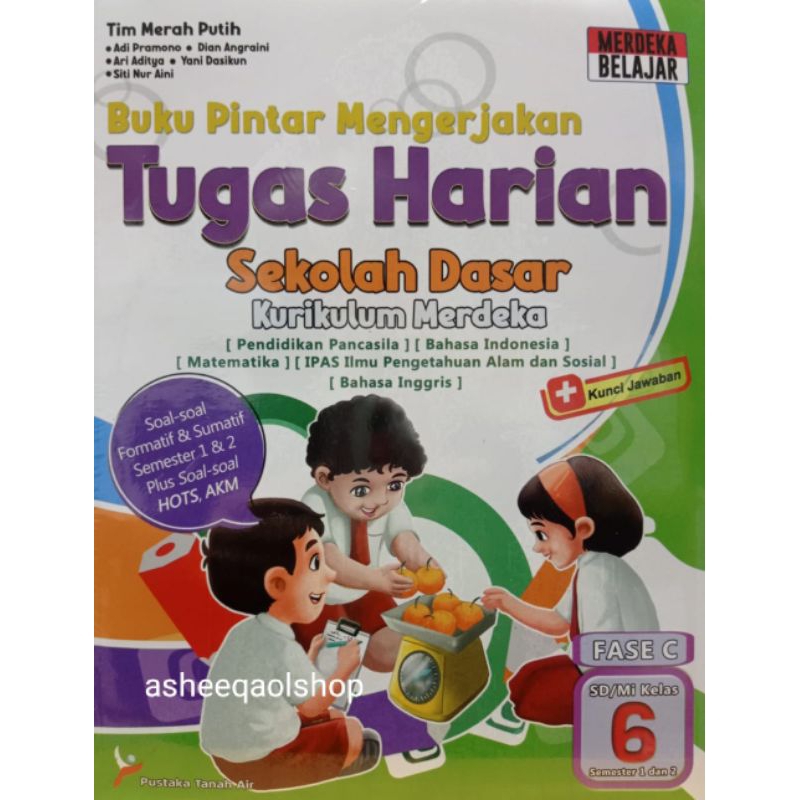 Jual Buku Pintar Mengerjakan Tugas Harian Soal Latihan Sd Kelas 6