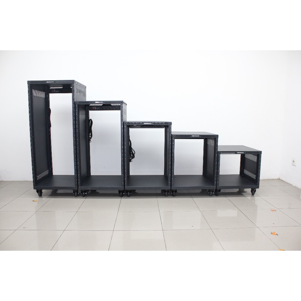 Jual INDORACK SOUND RACK AUDIO SR412 Depth 400mm INDORACK 12U | Shopee ...
