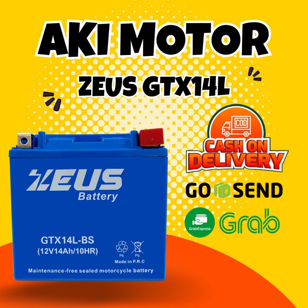 Jual Aki motor YAMAHA YZF-R6 GTX14L Aki Gel Zeus High Spec | Shopee ...