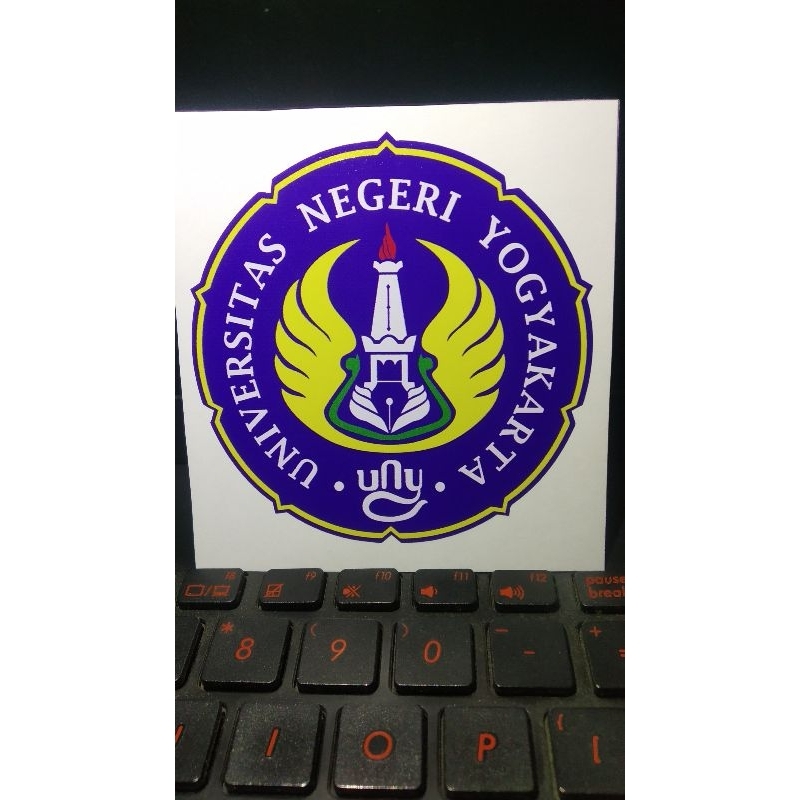 Jual stiker logo UNY Universitas Negeri Yogyakarta 8x8 untuk mobil dll ...