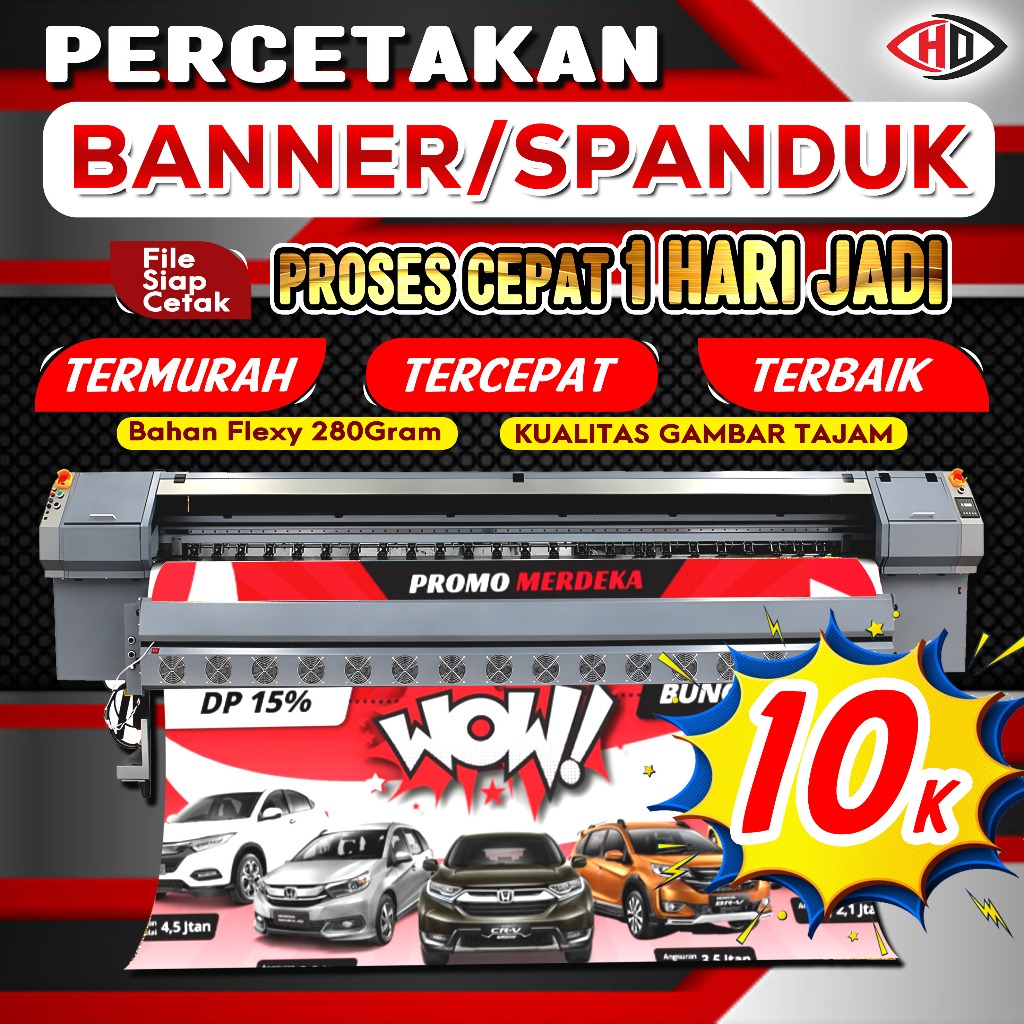 Jual CETAK SPANDUK BANNER BALIHO FLEXY G PROSES CEPAT HARI JADI Shopee Indonesia