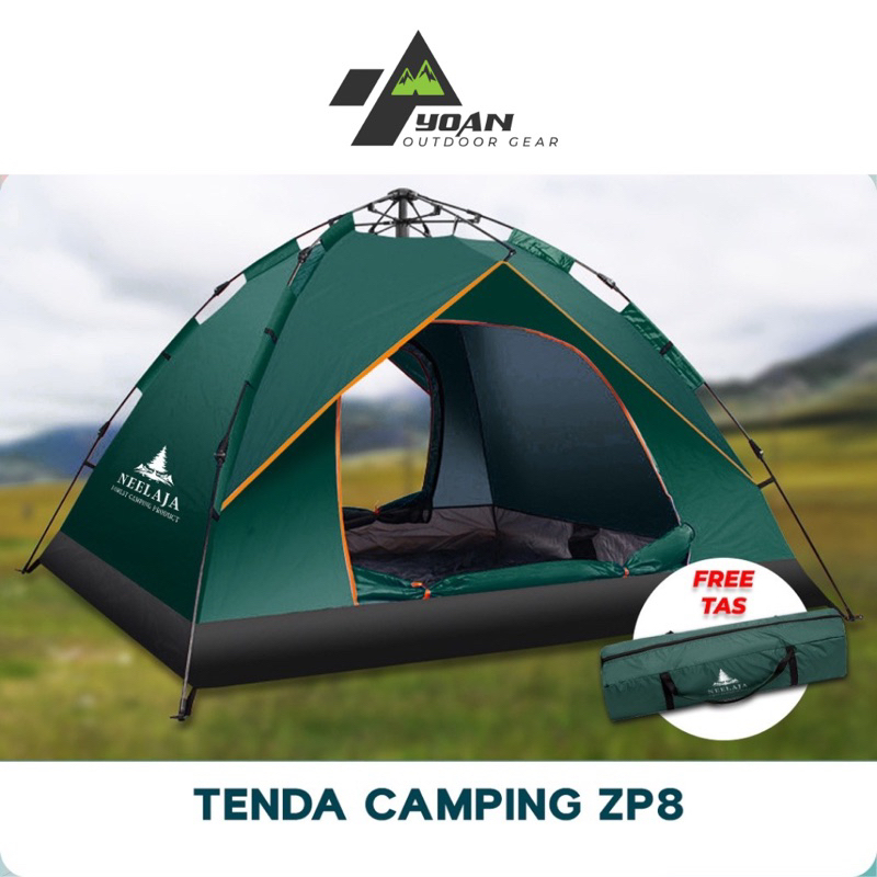 Jual Tenda Camping Otomatis Kapasitas 3 Sampai 6 Orang Tenda Otomatis Shopee Indonesia 6474