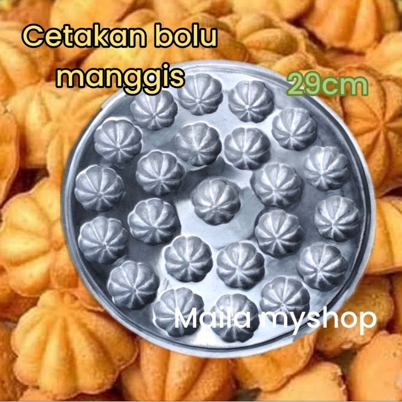 Jual Jmatp Cetakan Kue Bolu Manggis Jumbo Tanpa Pegangan Bholu Kering