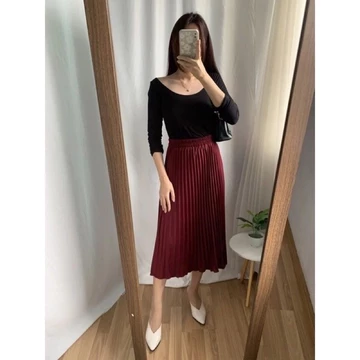 Rok Plisket Wanita 7 8 Rok Plisket Wanita Mayung