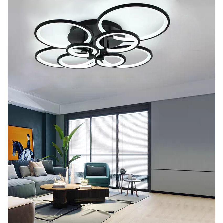 Jual Lampu Gantung plafon Ruang Tamu Sederhana Lampu plafon LED Cincin