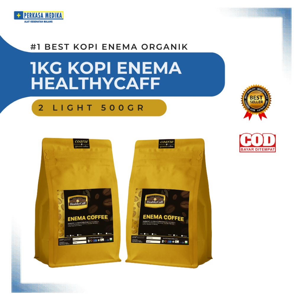 Jual 1 KG LR Kopi Enema Healthycaff 500gr Gold Fresh Organik | Shopee ...