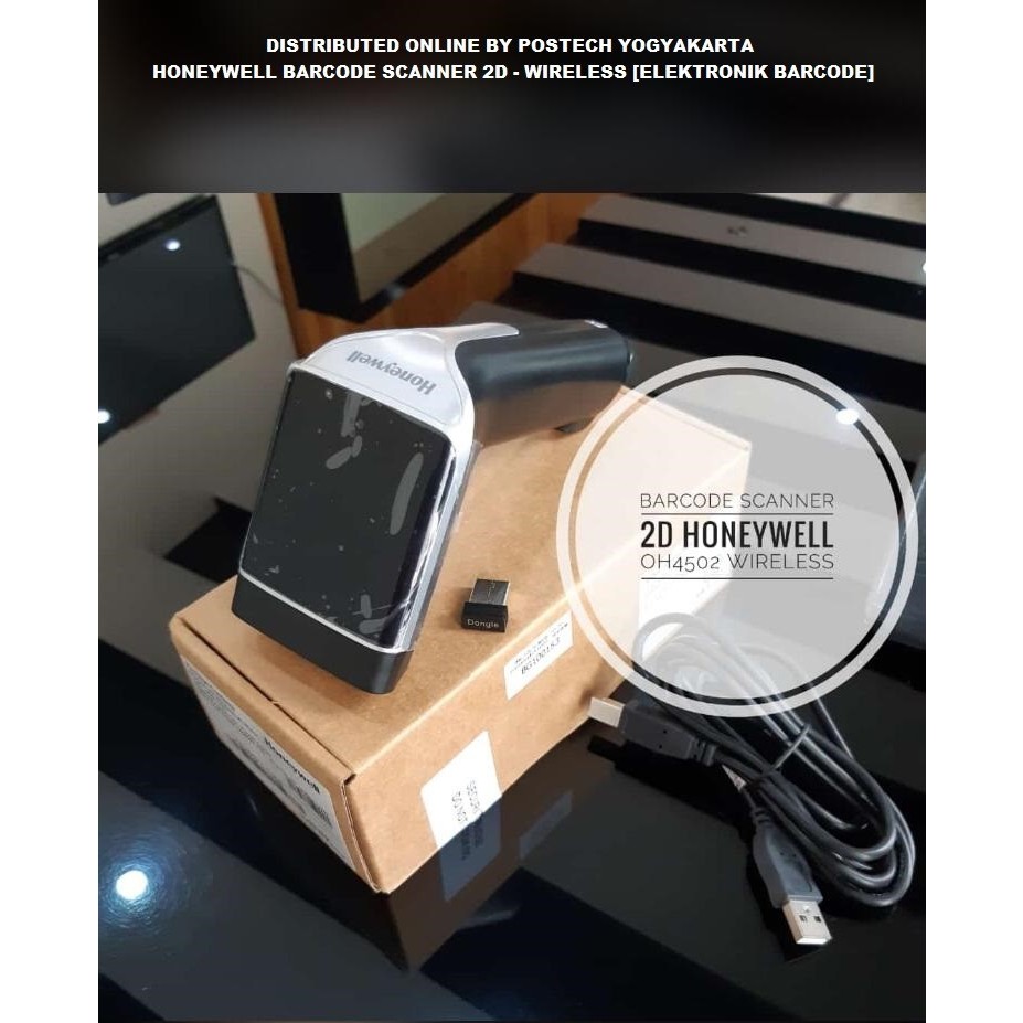 Jual Barcode Scanner Honeywell OH4502 Wireless 2D QR Code Efaktur Layar