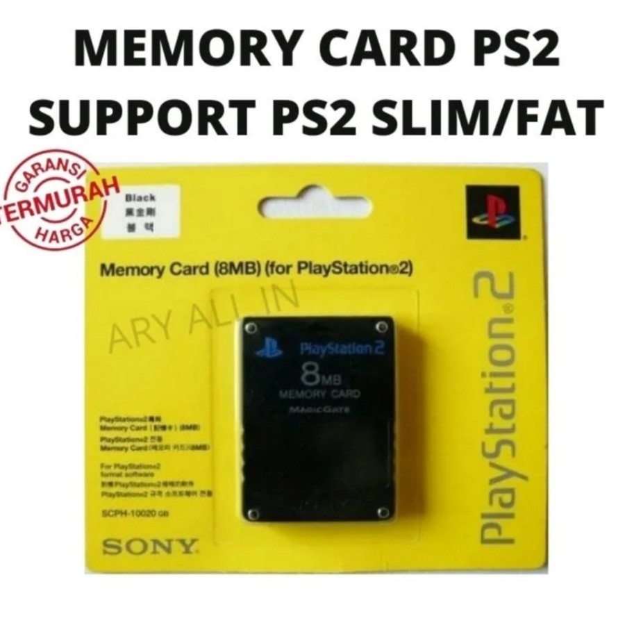 Jual Memory Card PS2 Kapasitas 8mb Support PS2 Slim/Fat | Shopee Indonesia