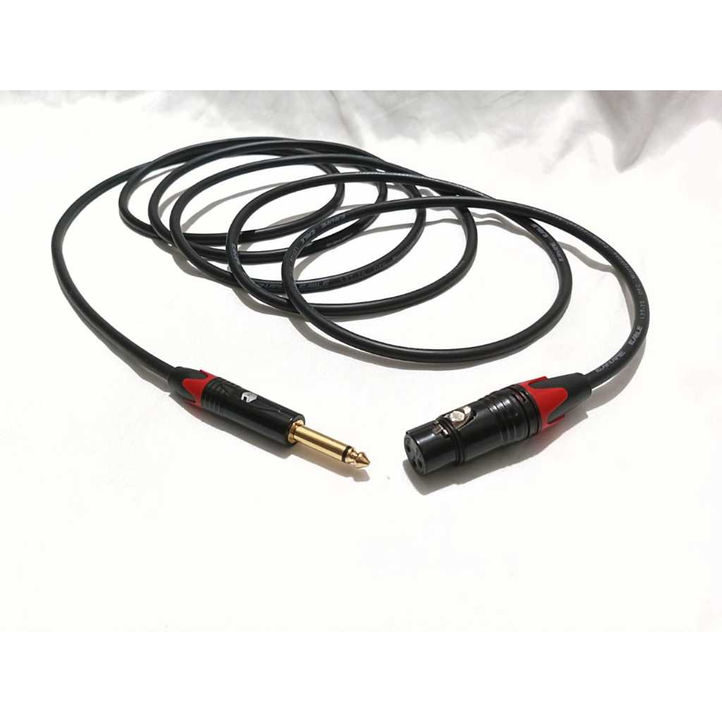 Jual Kabel Canon Xlr Female Cewek Ke Jack Akai Mono Mm Kabel Mic