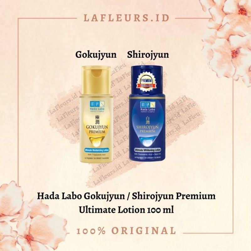 Jual Hada Labo Gokujyun Premium Ultimate Moisturizing Lotion / Shirojyun Premium Ultimate