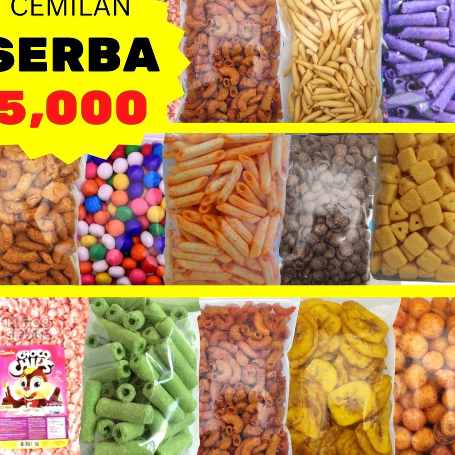 Jual Produk Aneka Cemilan Serba 5 Ribu Camilan Murah 5 Ribu Bebas Pilih ...