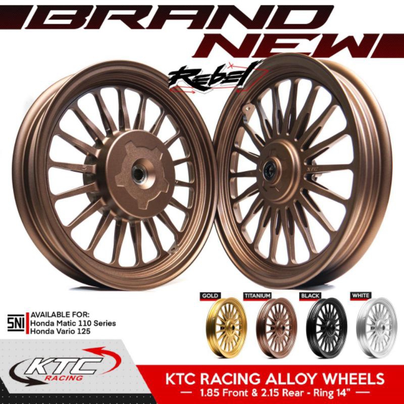 Jual VELG RACING KTC PALANG 18 KTC RACING ALLOY WHEELS PELEK RACING KTC ...
