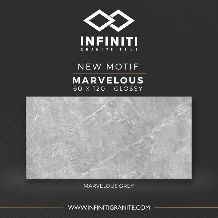 Jual GRANITE TILE / GRANITE INFINITI 60X120 Marvelous glossy kw-a isi 2 ...