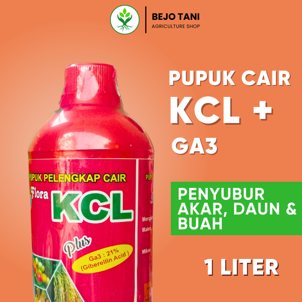 Jual 1 Liter - Pupuk KCL Cair Nutrisi Tanaman + GA3 Gibrelin Acid Pupuk ...