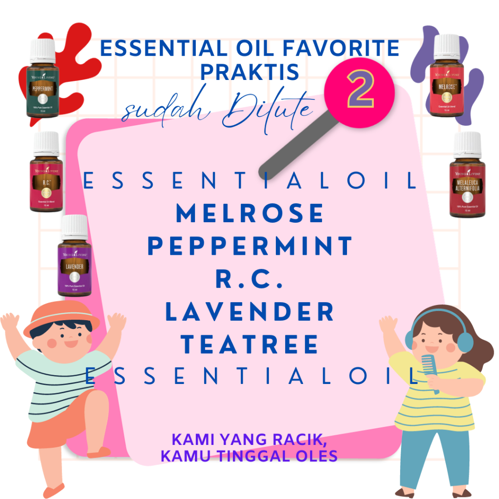 Jual Oil4aid Dilute Essential Oil Anak Favorit melrose peppermint RC