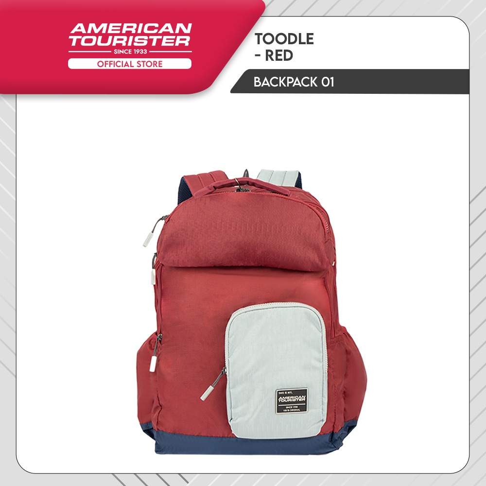 Jual American Tourister Toodle Backpack 01 Red Shopee Indonesia