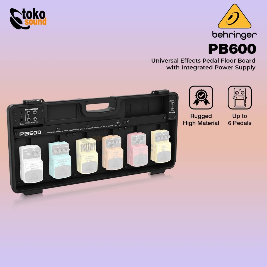 Jual Behringer PB600 Pedalboard with Power Supply Shopee Indonesia