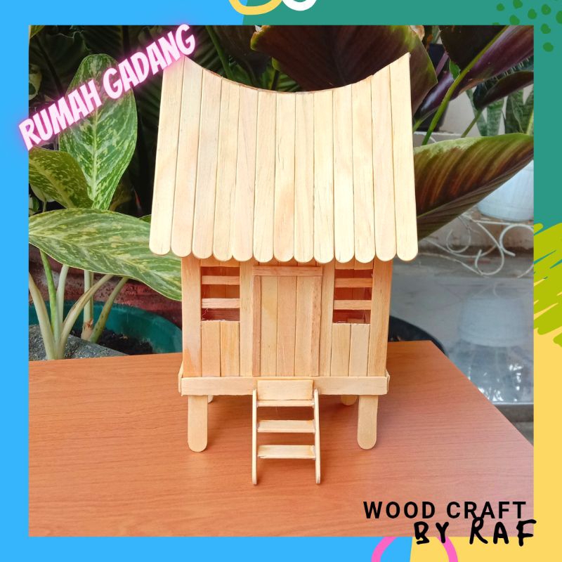 Jual rumah gadang kerajinan stik es krim Shopee Indonesia
