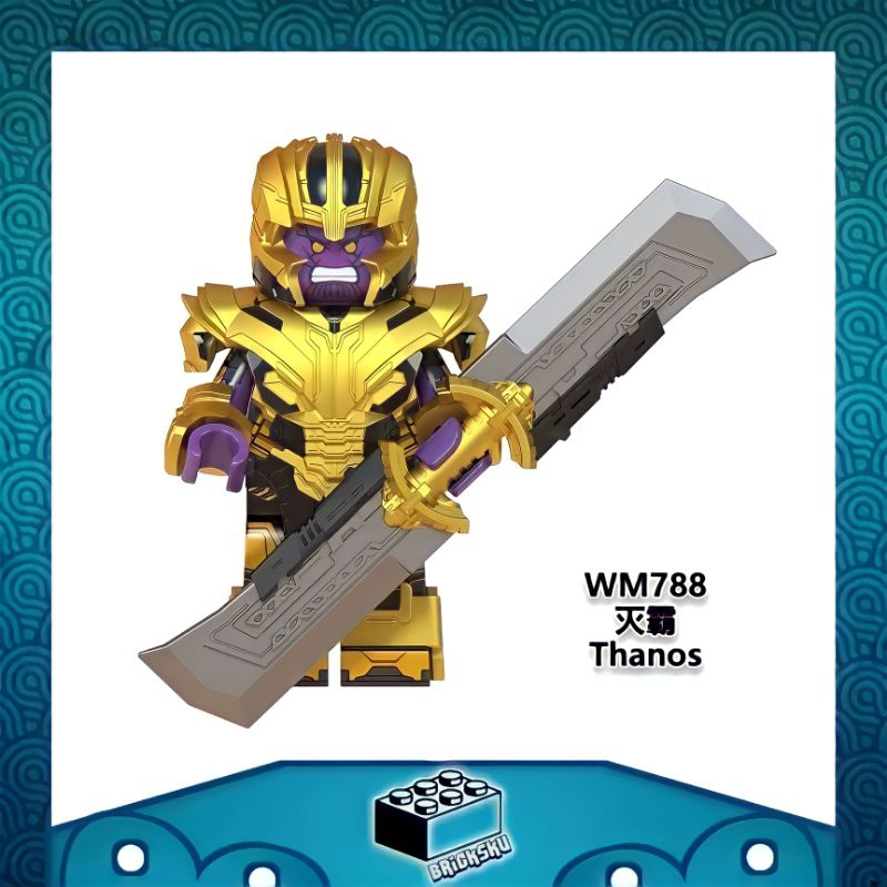 Jual Mainan Minifigure Lego Thanos Superhero Marvel Avengers WM788