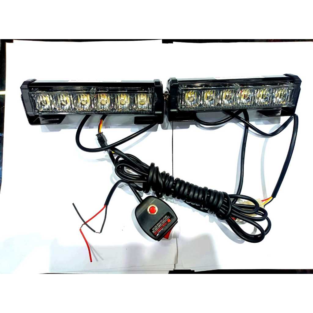 Jual (Pku_Imp) Lampu Mobil 6 Mata 2x6 LED 7 Mode 12V | Shopee Indonesia