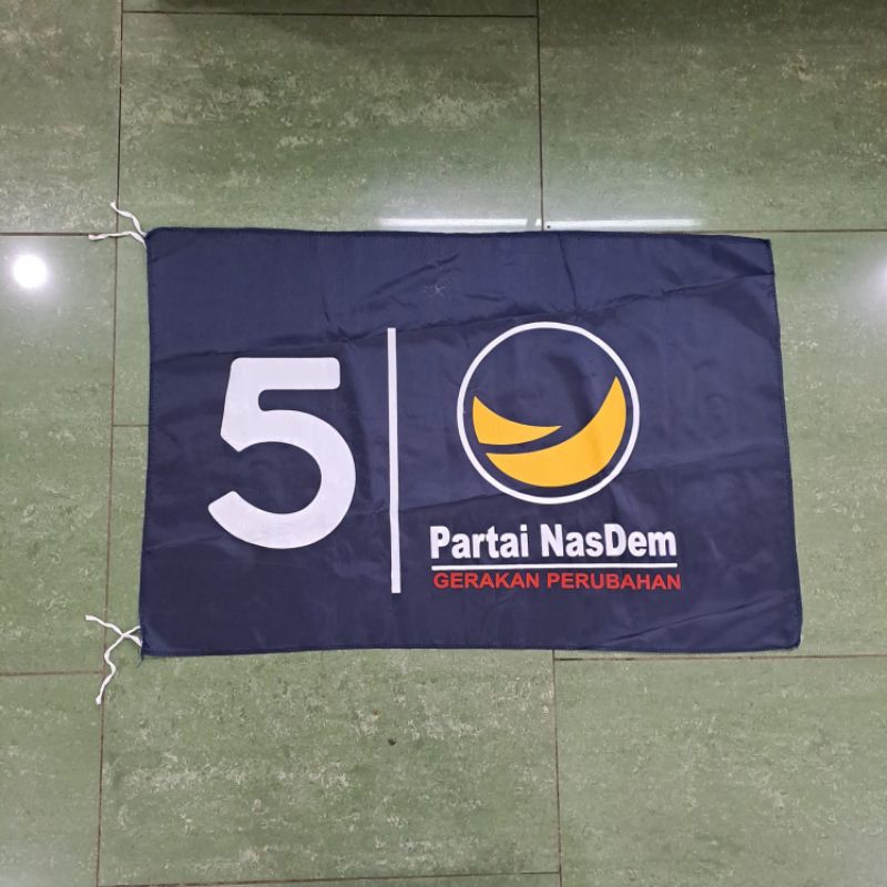 Jual Bendera Nasdem 60x90 Dpp Terbaru Partai Nasdem Nomor 5 Isi 100