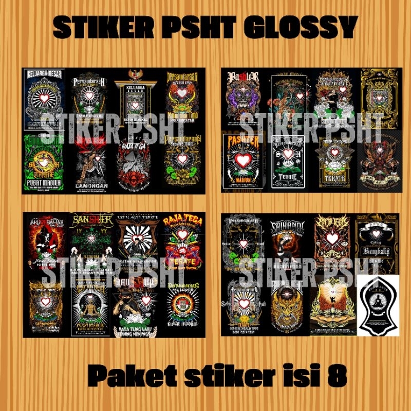 Jual STIKER PSHT PAKET ISI 8 | Shopee Indonesia