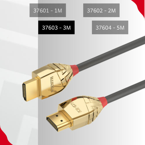 LINDY Kabel HDMI 1M 2M 3M 5M Kabel Ultra High Speed Hdmi Certified Male  to Male A to A PS5 EARC 8K 10K 37601 37602 37603 37604