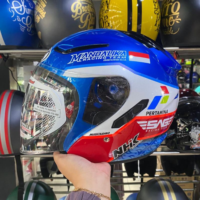 Jual Helm Nhk R1 Motif, SE Mandalika, SE Titto Rabat | Shopee Indonesia