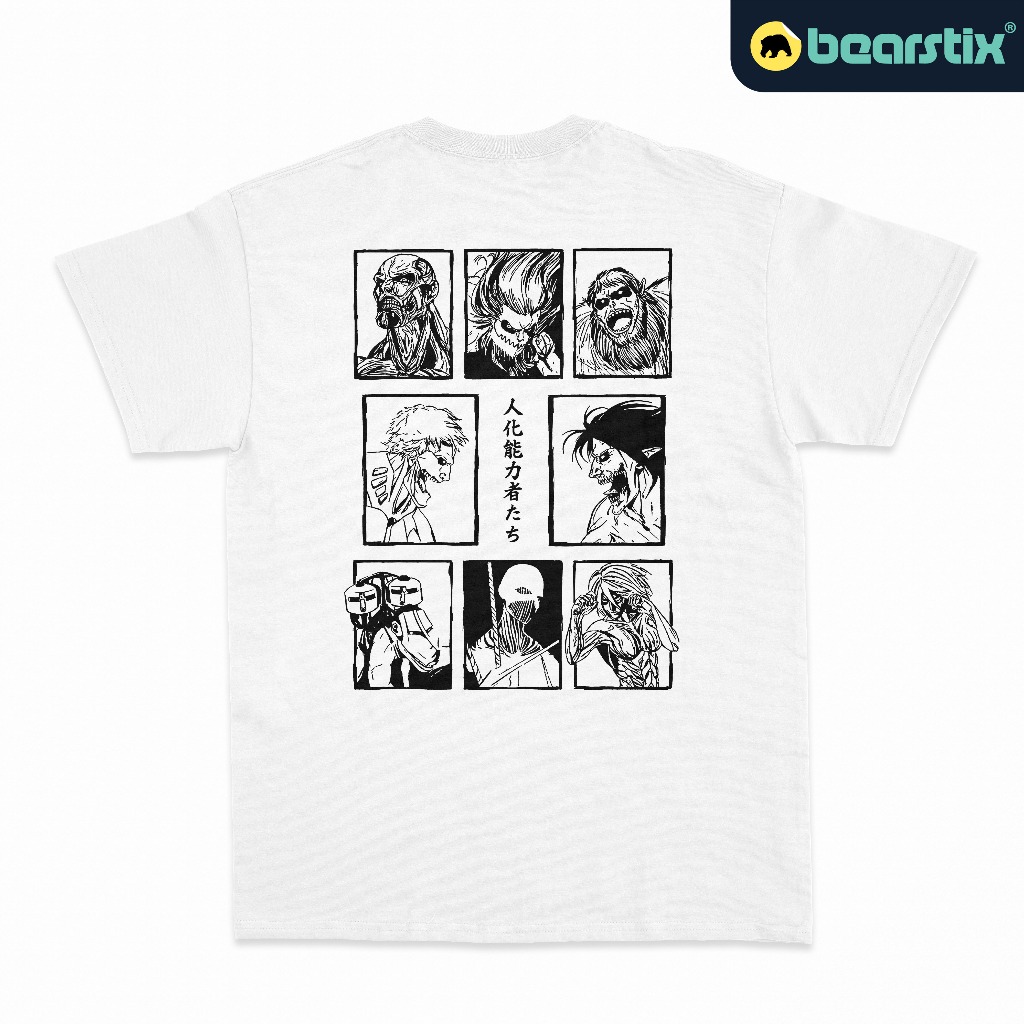 T-shirt Attack On Titan (Shingeki No Kyojin) Homme - 100% Coton, Tailles S à 5XL