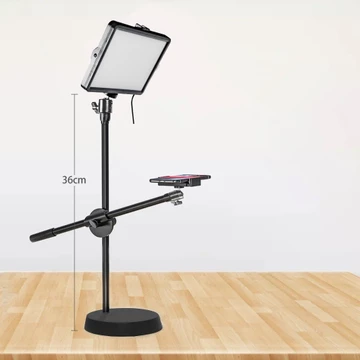 Holder Overhead Stand Tripod Hp Ringlight Kamera Lampu Fotografi Mua ZMA1 Stand Holder Meja