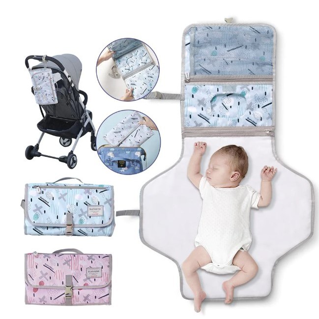Jual Diaper Changing Pad Clutch Kit Alas Ganti Popok Bayi Travel