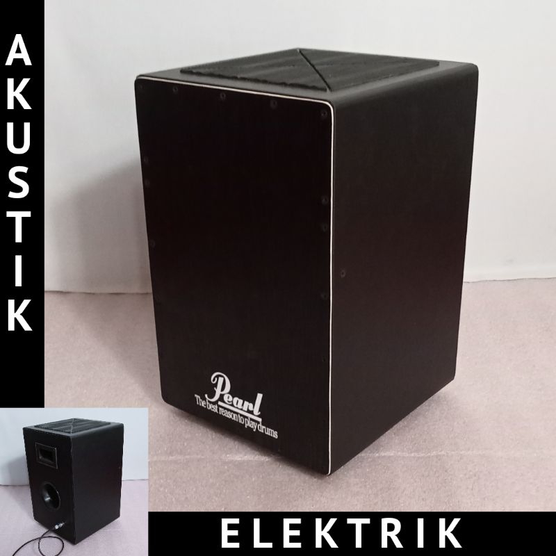 Jual cajon akustik elektrik kahon premium kahon duduk drum box Shopee