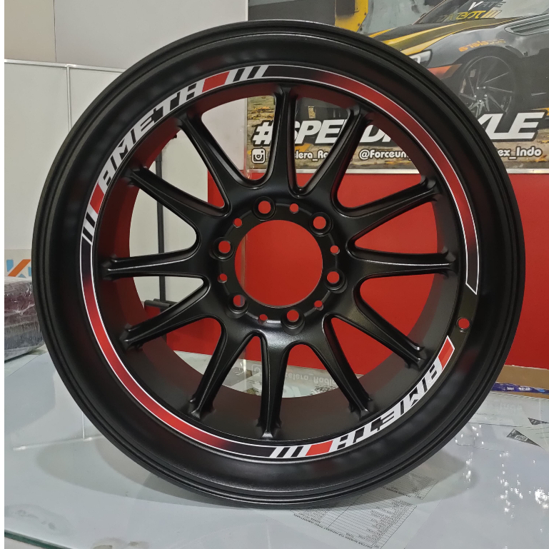 Jual Velg Mobil Pajero Fortuner R Mdel Lenso Jdm Hsr Ameth Lebar Et Pcd X Sandy