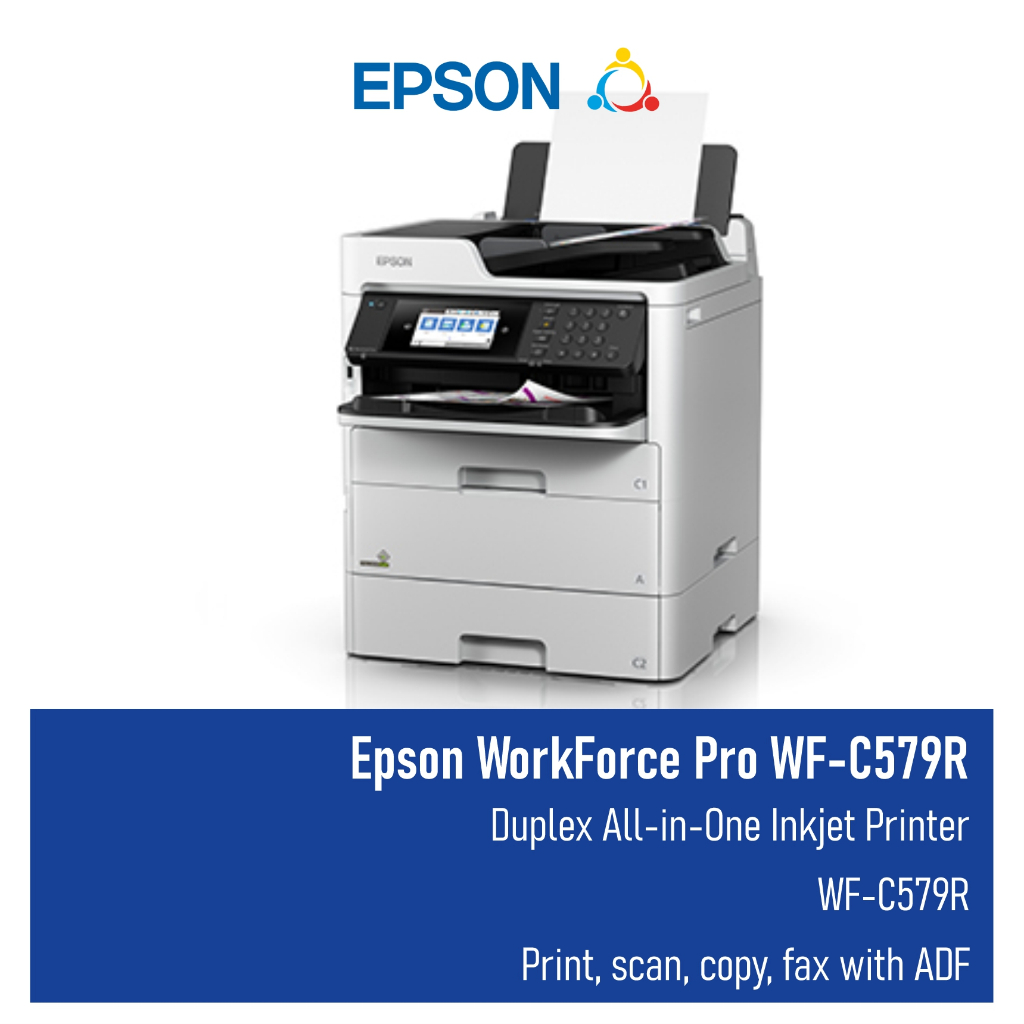 Jual Epson Workforce Pro Wf C579r Duplex All In One Inkjet Printer Shopee Indonesia 4638