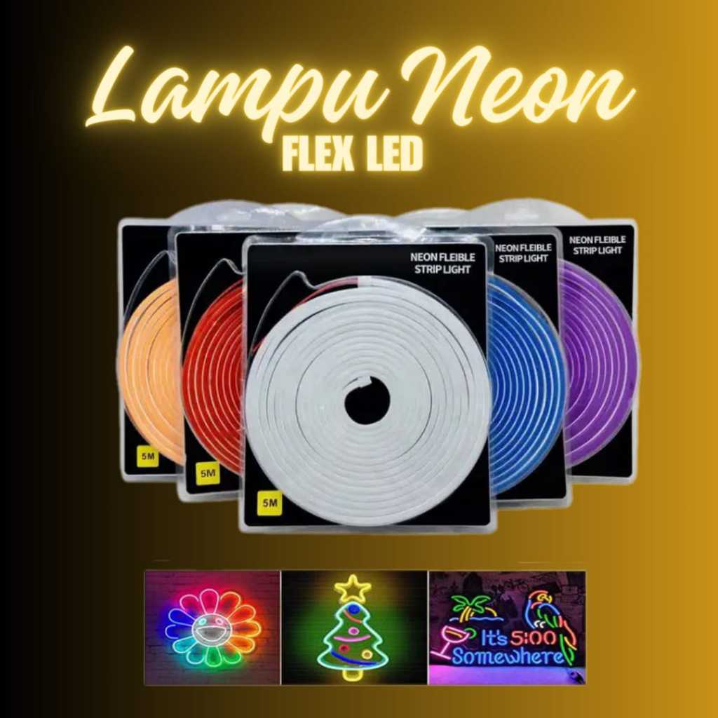 Jual Lampu Neon Flex Led Dekorasi Selang 12v Dc Neonflex 12 V Volt Sign