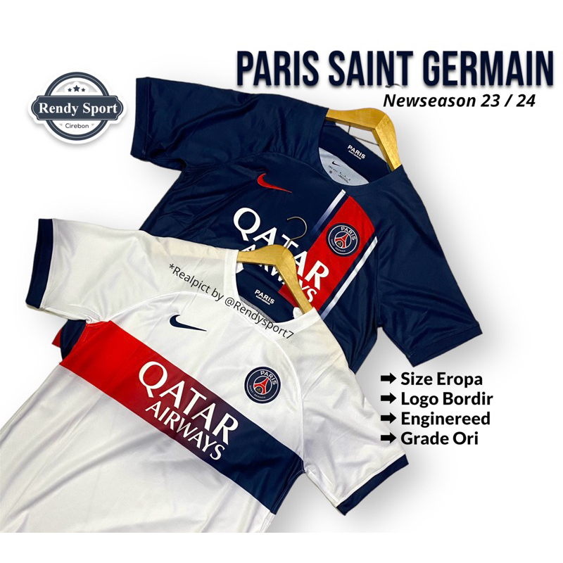 Jual JERSEY PSG HOME AWAY 2023 2024 GO Shopee Indonesia