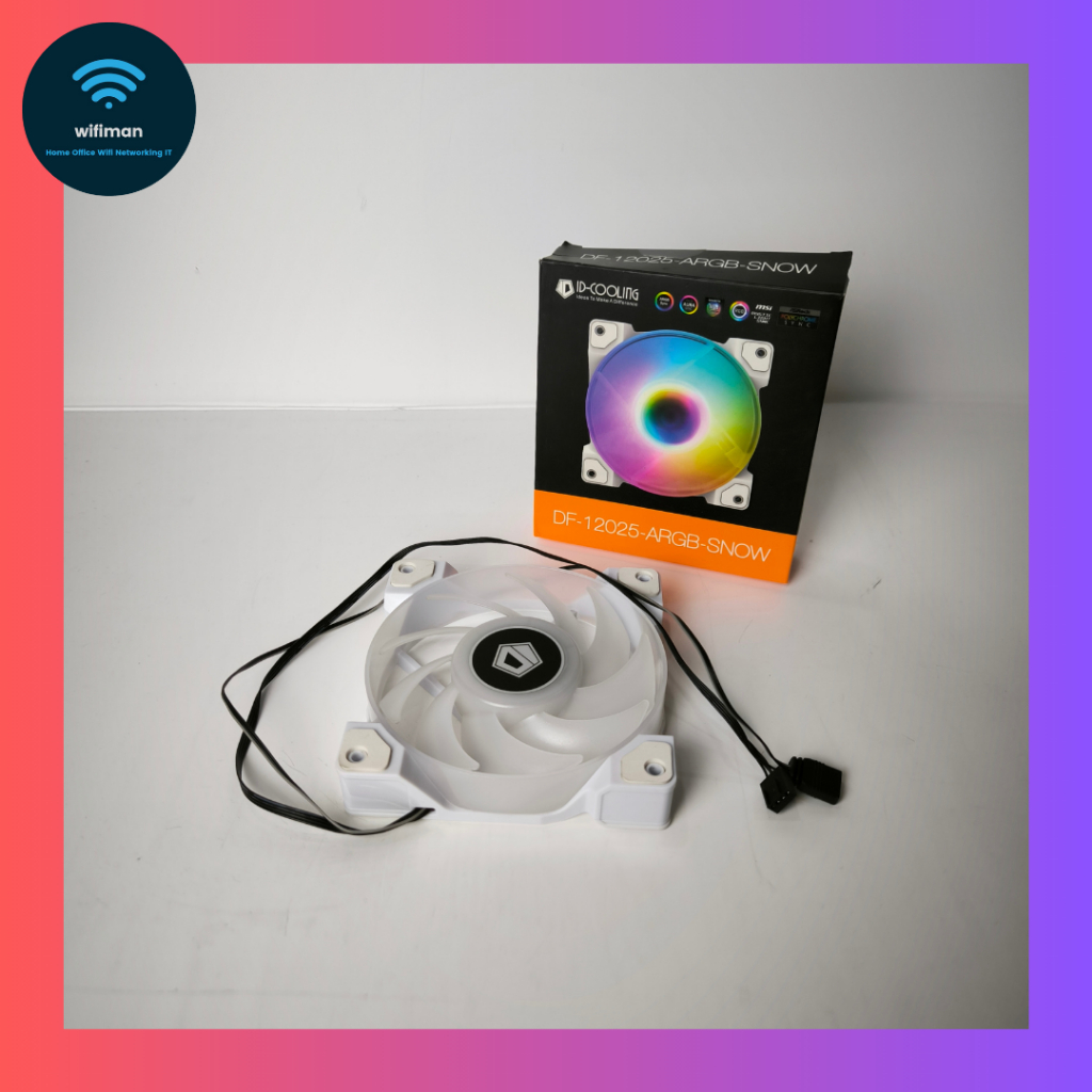 Jual Id Cooling Df 12025 Snow Argb Single Fan 12cm Df12025 Pc Rgb Pwm Shopee Indonesia 