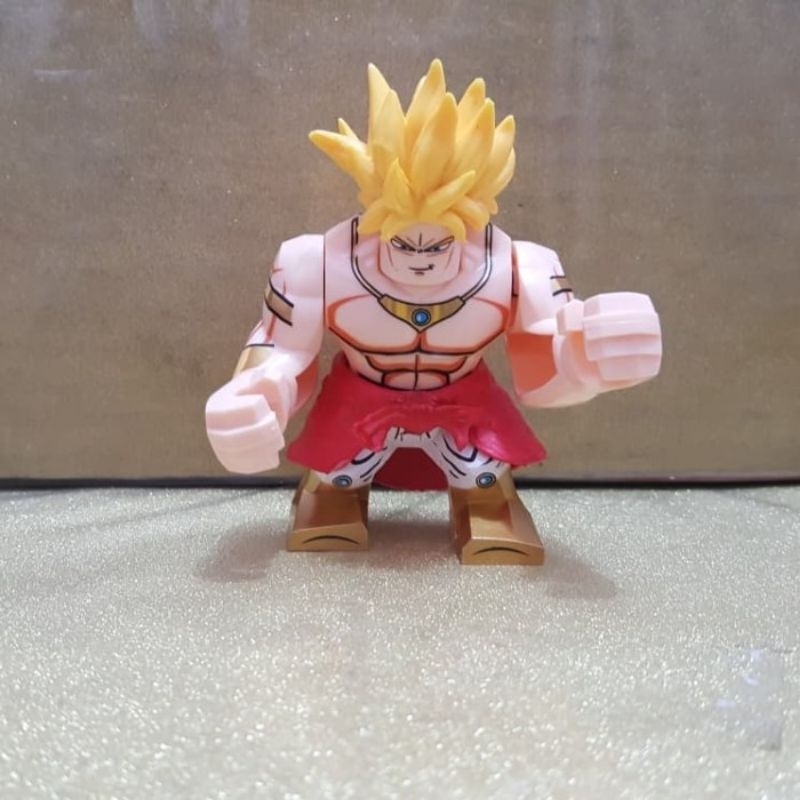 Jual lego brick figure dragon ball z movie broly super saiyan mode ...