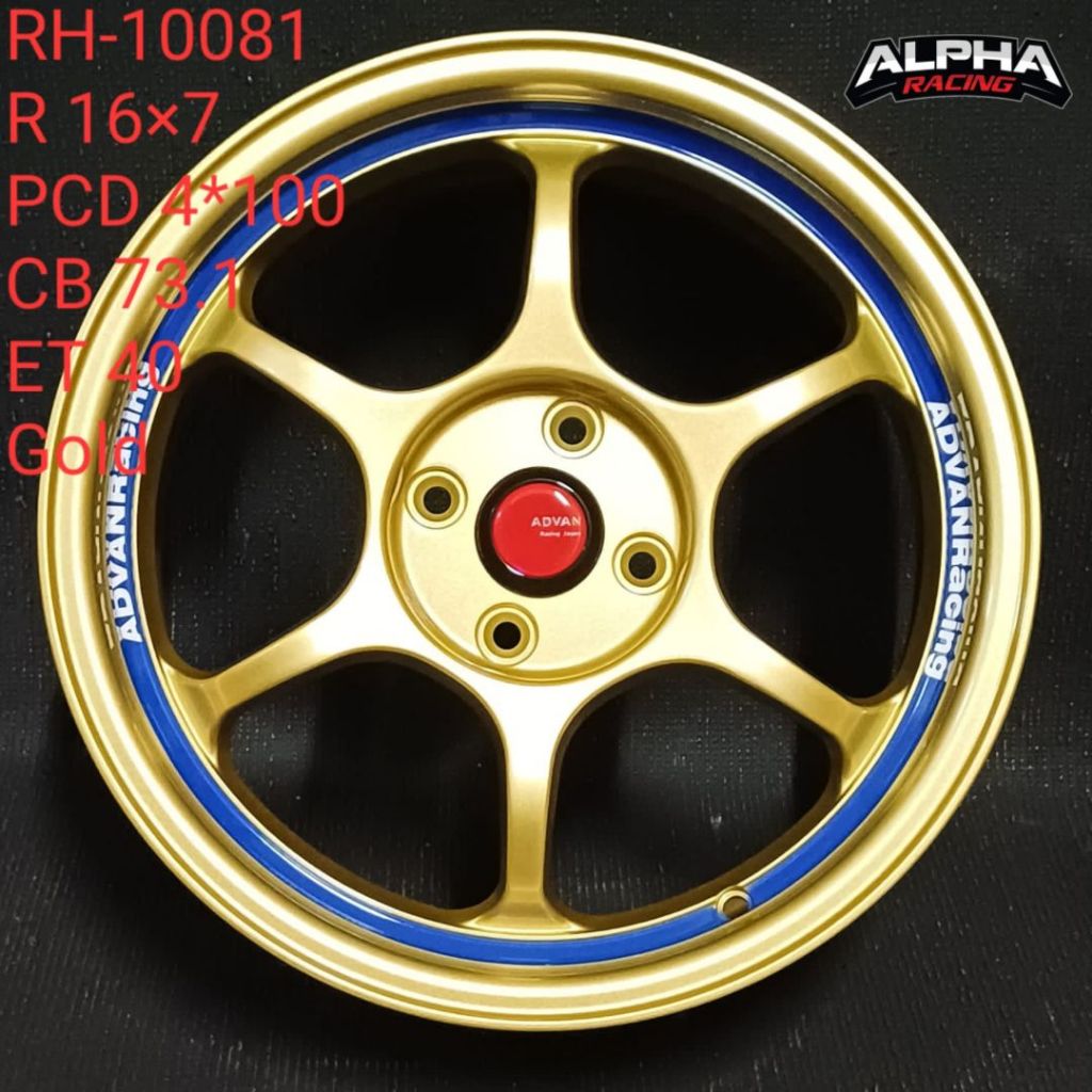 Jual Velg Mobil Ring Advan Racing Untuk Brio Agya Ayla Calya Sigra Vios Ignis Mobilio Datsun